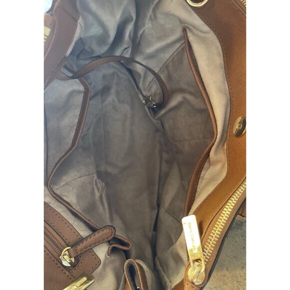 Michael Kors Womens Jet Set Chain Soft Genuine Leather Shoulder Tote Bag - Picture 13 of 16